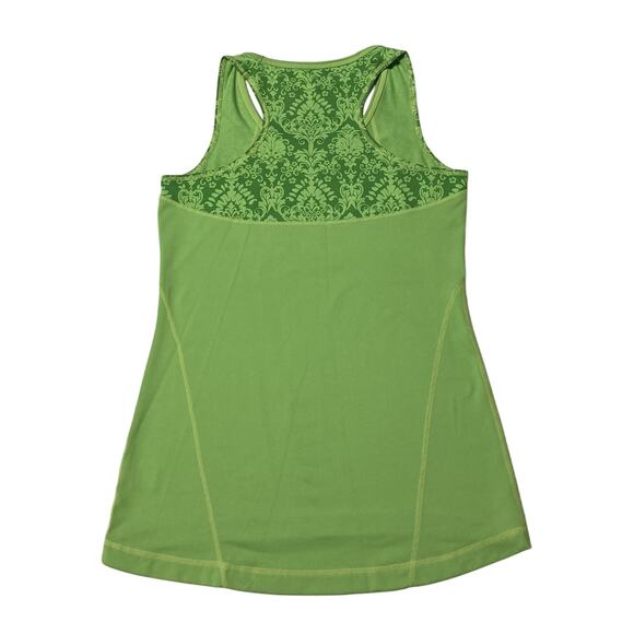 Womens Athleta Racerback Sleeveless Tank Top Green Size Small EUC - Picture 2 of 5